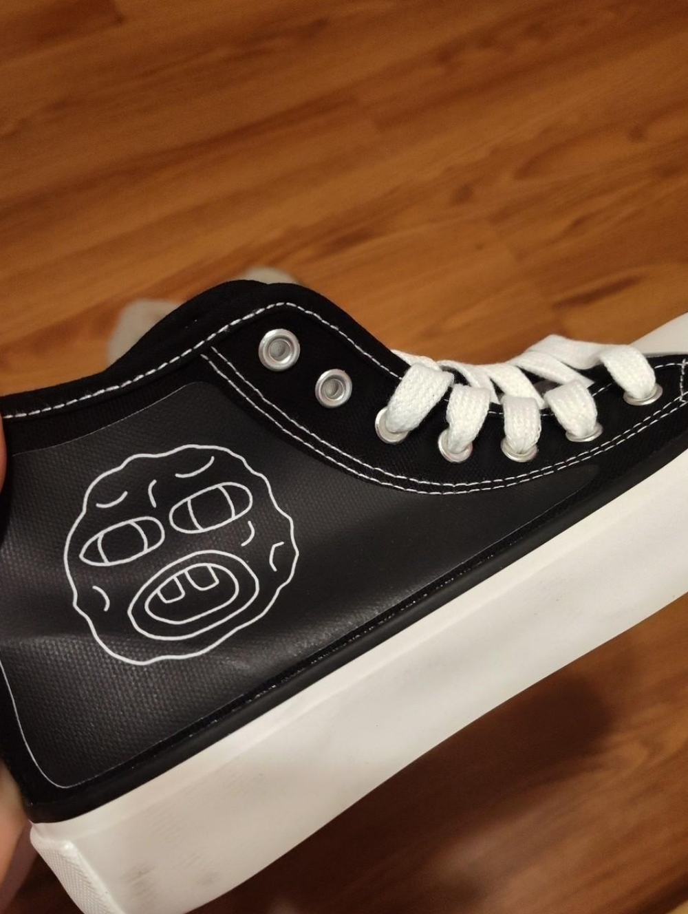 Cherry Bomb Tyler The Creator Logo Canvas Shoes